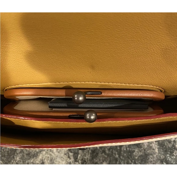 Coach Dinky Crossbody - Chalk White - Chain Strap - Picture 4 of 5